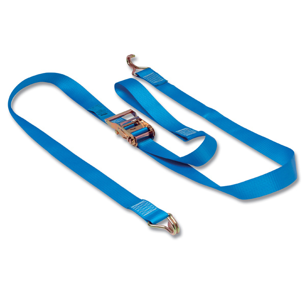 Medium Duty Box Van Ratchet Strap with double J Claw Hooks