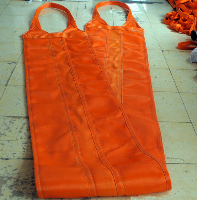 Polyester Wide body Webbing Lifting Sling Cargo lifting Belt Strap