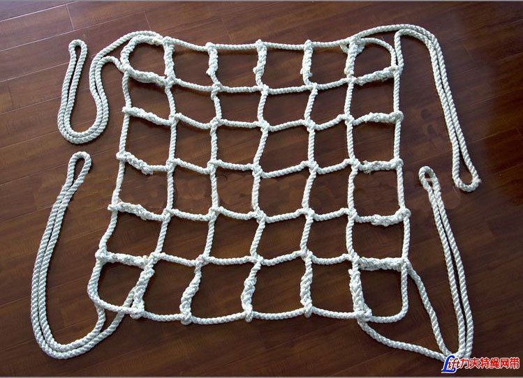 Polypropylene/polyester Rope Cargo Net Sling/Knotted Rope Lifting Net