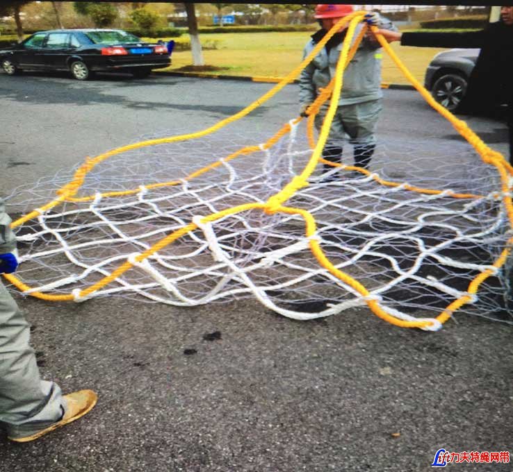 PP rope cargo lifting net-PP Rope Made Heavy Lifting Mesh Cargo Net