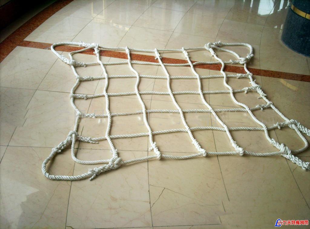 knotted Polyester Rope Lifting Net-Polypropylene Rope Cargo Net Sling