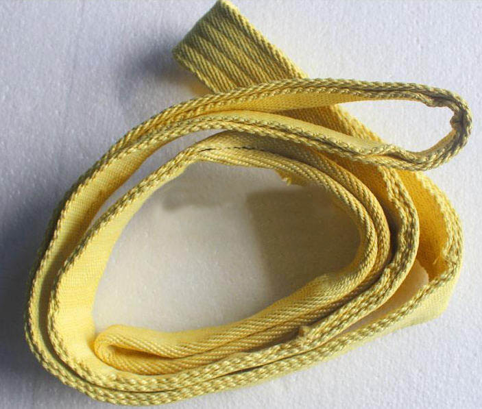 500 °C High Temperature Resistant Flat Webbing Lifting Sling