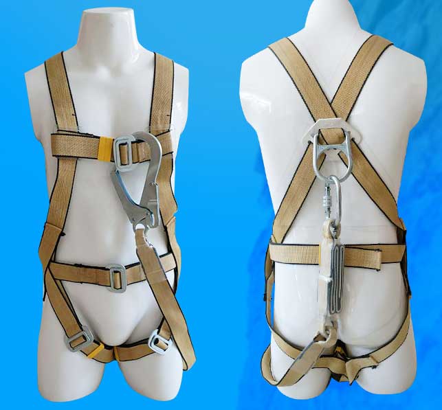 Full Body Safety Harness With Lanyard