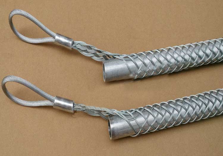 Single-Eye Double-Weave Wire Mesh Pulling Grips