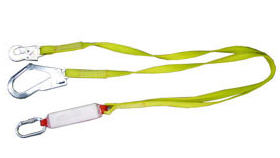 Double Legged Big Hook Energy Shock Absorber Webbing Lanyard