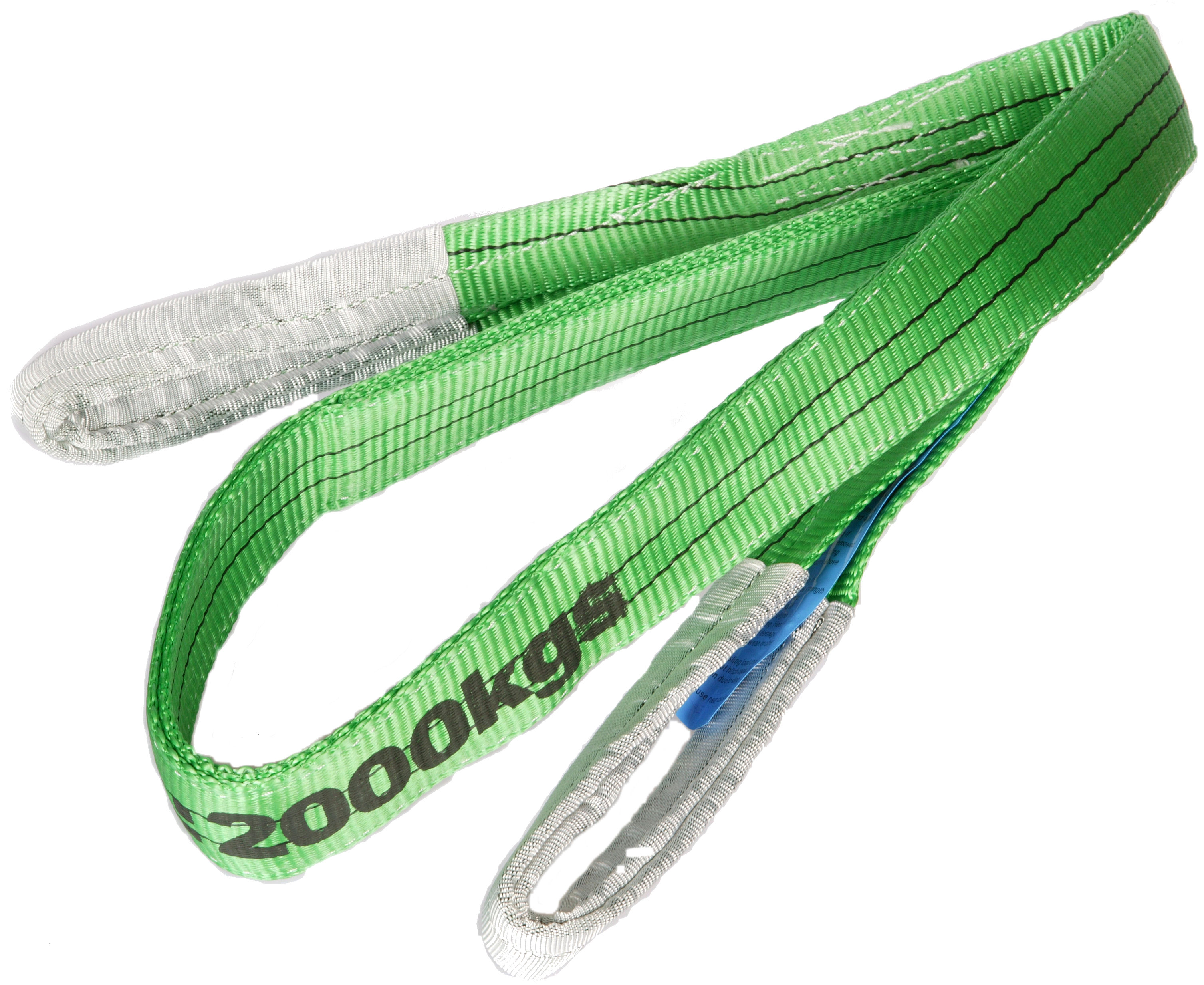 Heavy duty double ply 1m to 10m flat polyester Webbing one way Lifting belt web sling